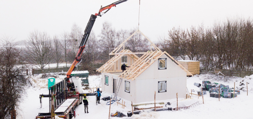 Budowa domu prefabrykowanego ERDOL HAUS – jak przebiega krok po kroku?